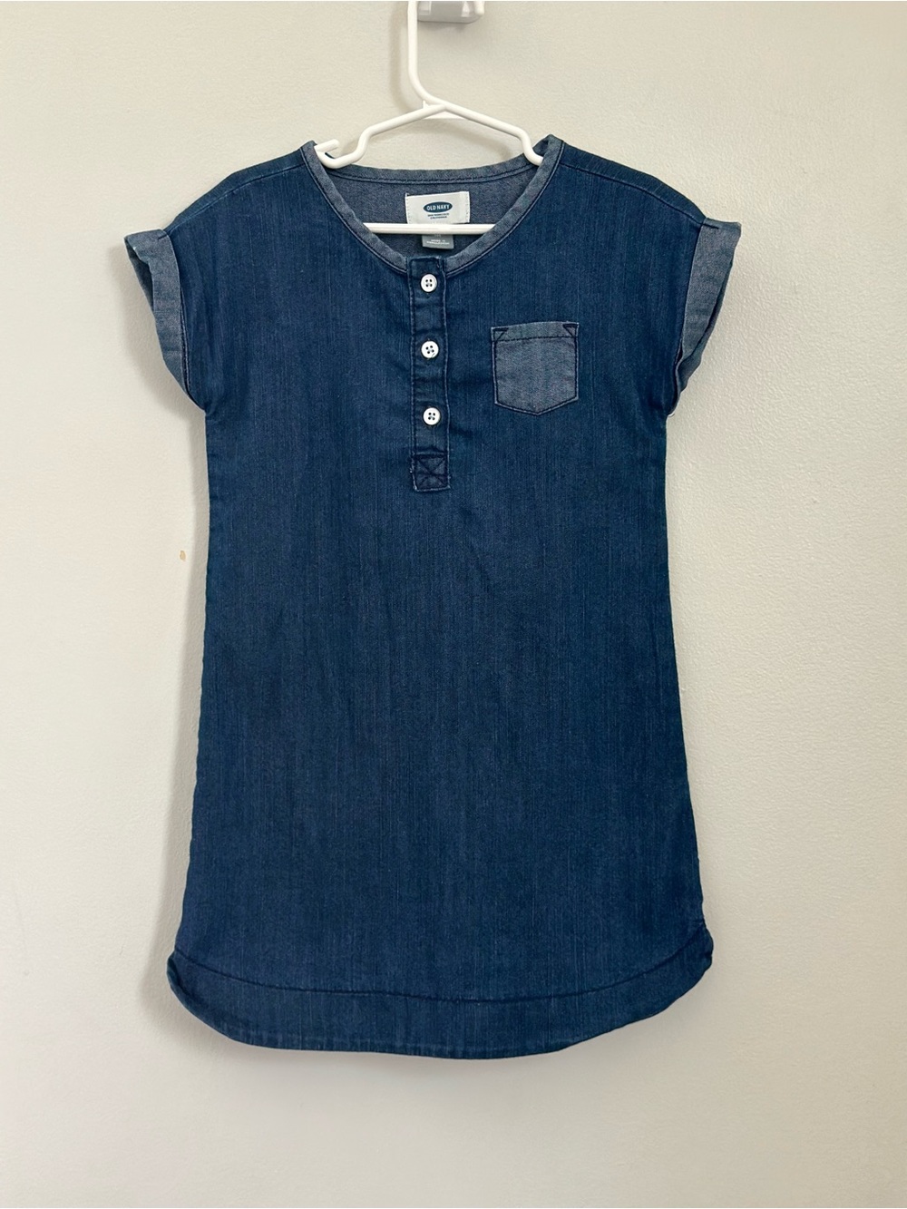 Old Navy Girls Denim Dress Size 5 Excellent Condition